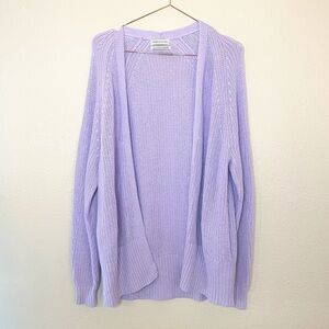 Urban Outfitters Lavender Open Knit Cardigan Sweater XS